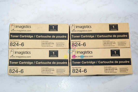 4 New OEM Imagistics 3500, 5000, DL170 Black Laser Toner Cartridges 824-6 (8246)