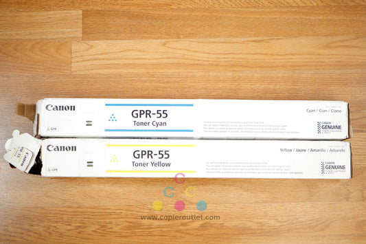 Open Genuine Canon GPR-55 CY Toner Cartridges iRUN ADVAN C5535 C5540 C5550 C5560