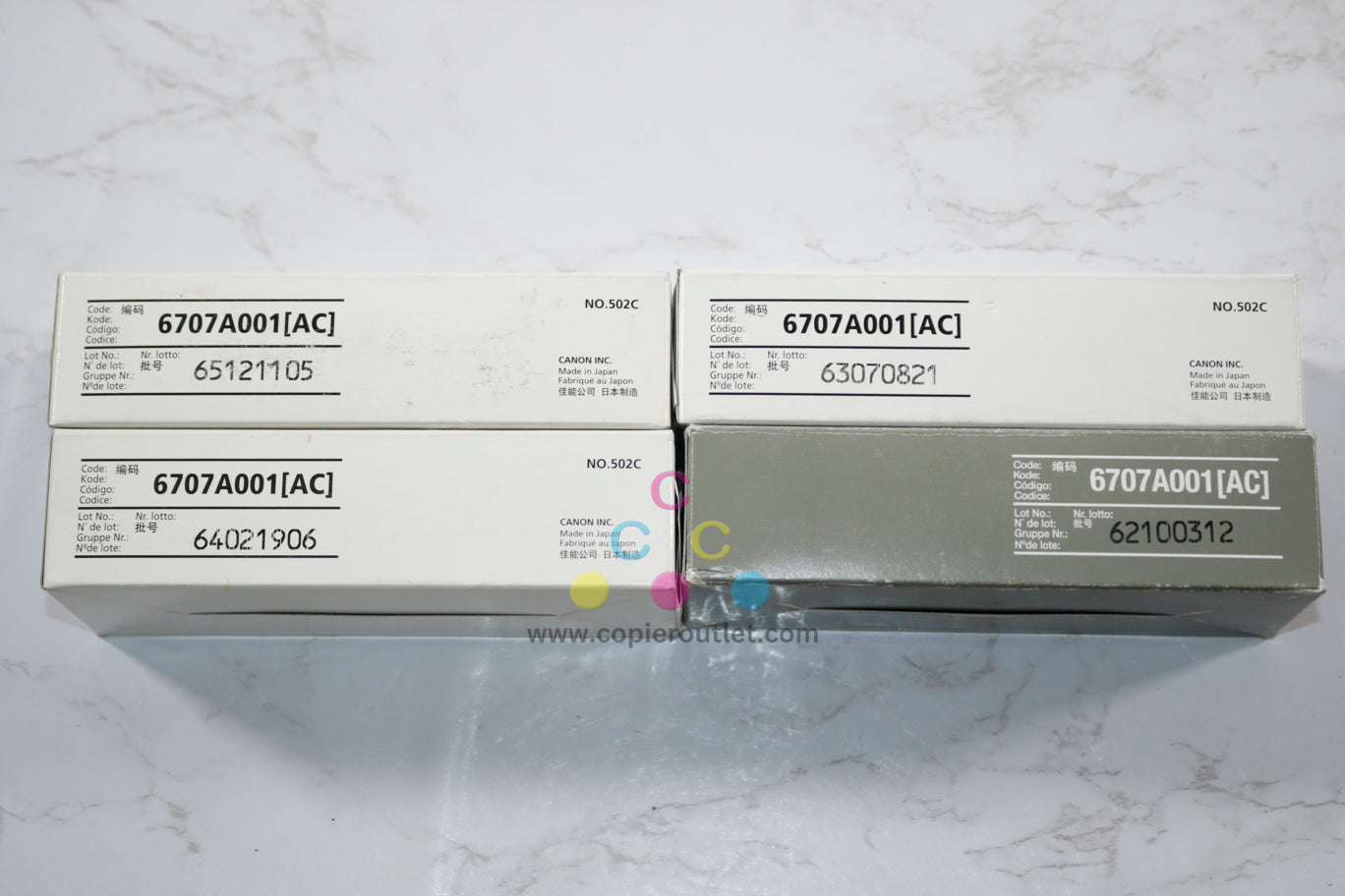 4 New Genuine Canon STAPLE-J1, 6707A001[AC], No.502C Same Day Shipping!!