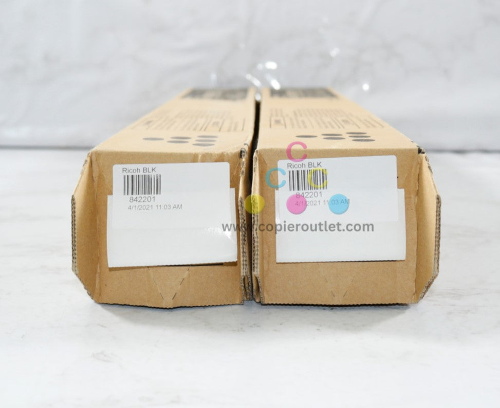 2 New OEM Ricoh C3002,C3502-RM,C4502-RM,C5502 Black Print Cartridge 842201