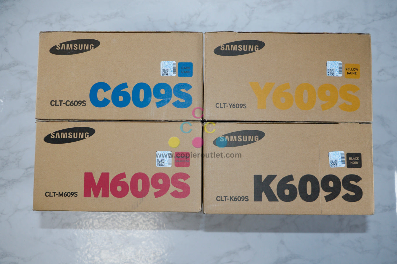 New Genuine Samsung CLT-609S CMYK Toner for CLP-770ND/CLP-775ND Same Day Ship