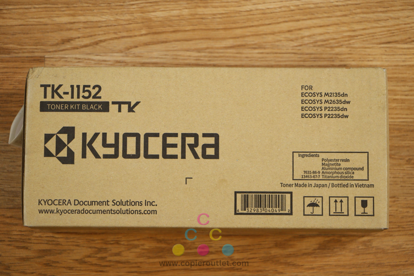 Genuine Kyocera TK-1152 Black Toner Cart ECOSYS M2635dw P2235dw Same Day!!!