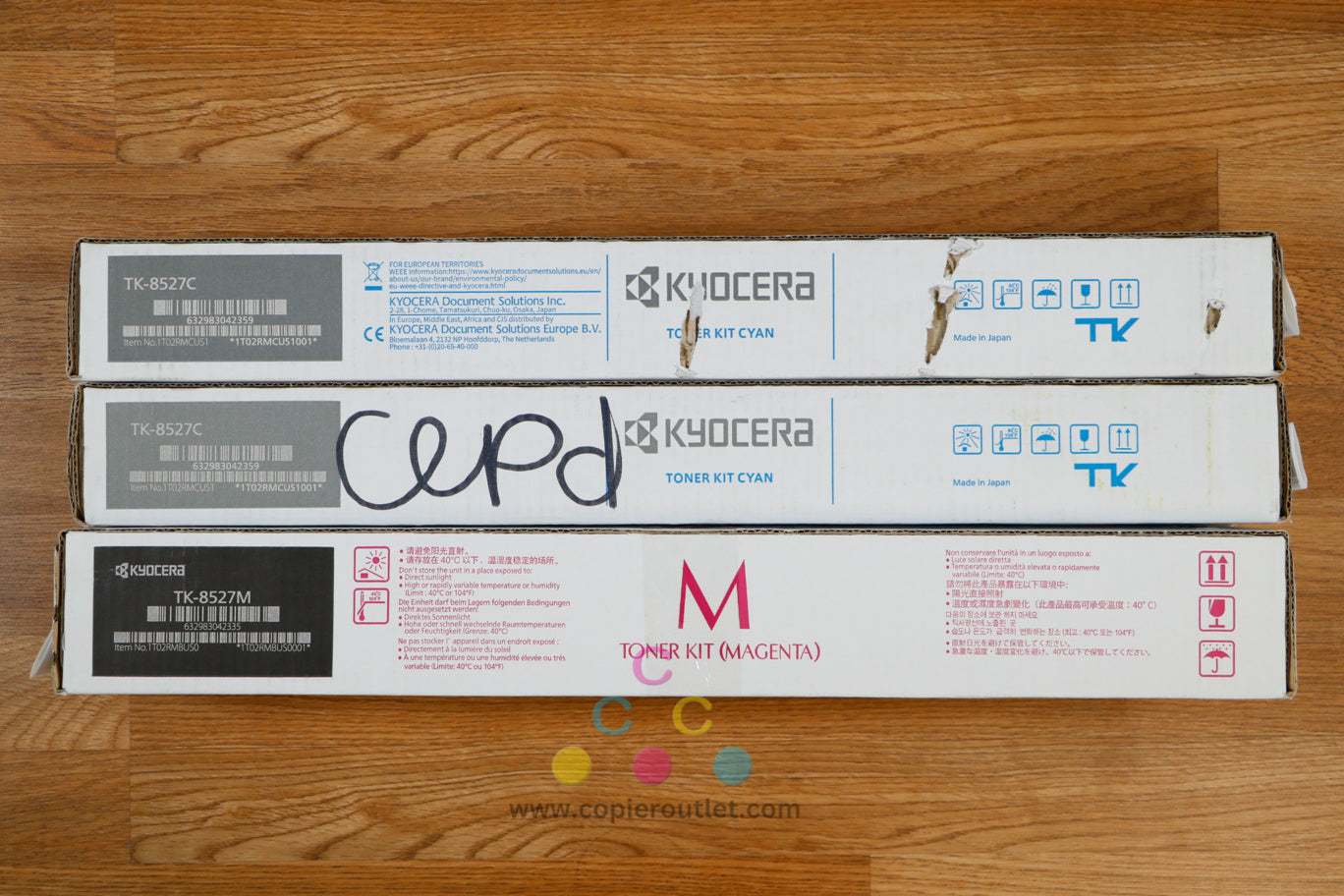 Cosmetic OEM Kyocera TK-8527 CCM Toner Kits TASKalfa 3552ci/3553ci/4052ci/4053ci