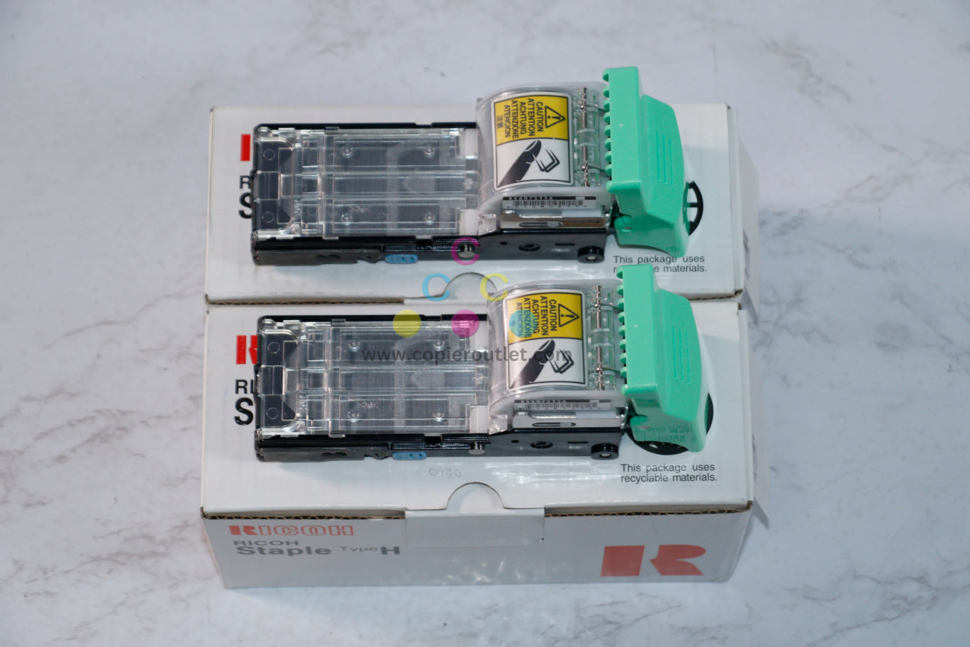 2 New Genuine Ricoh SR810, SR841, SR842 Staple Cartridges Type H / 410508
