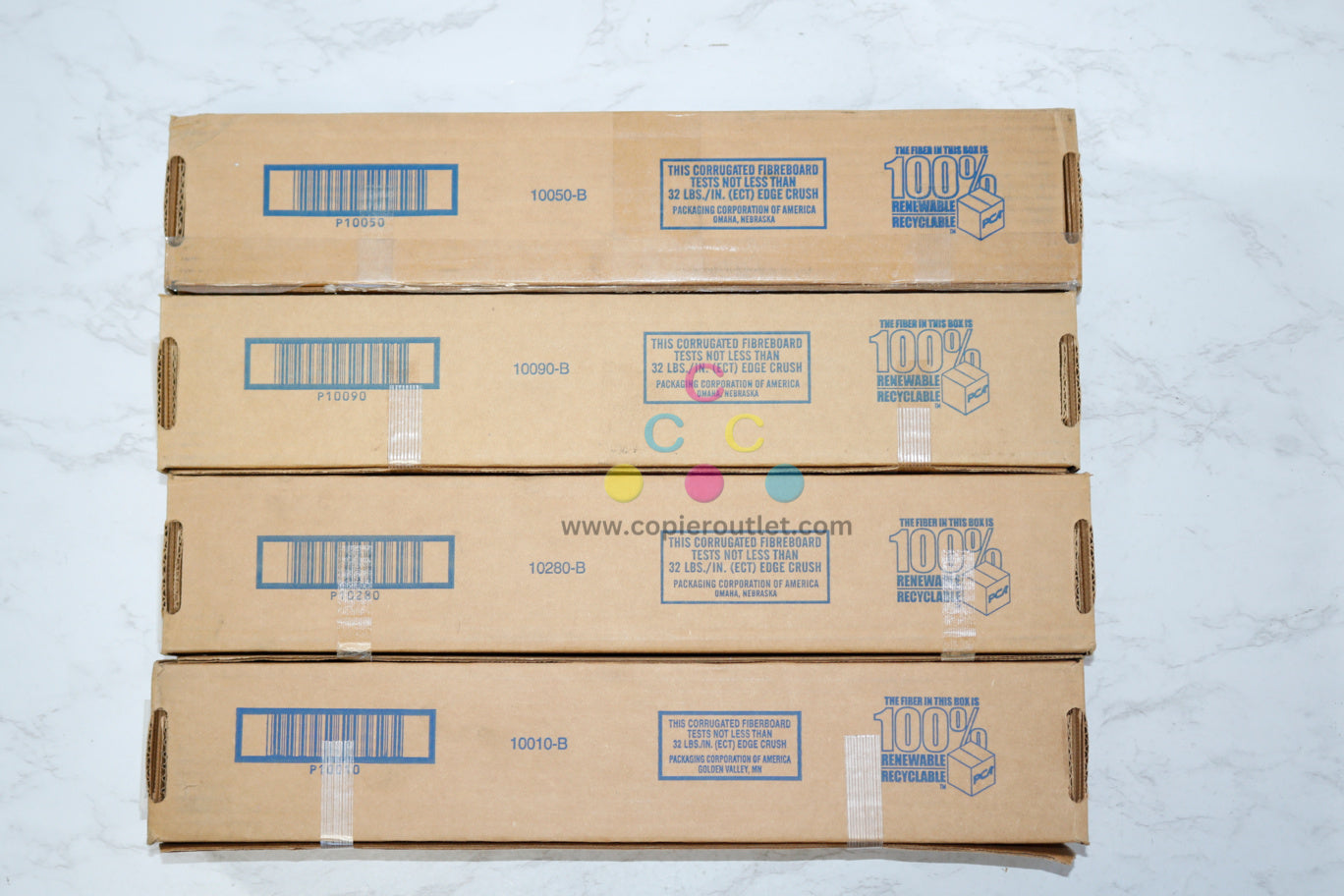 4 New OEM Toshiba eSTUDIO 2330C,2820C,3530C,4520C T-FC28 CMYK Toner Cartridges