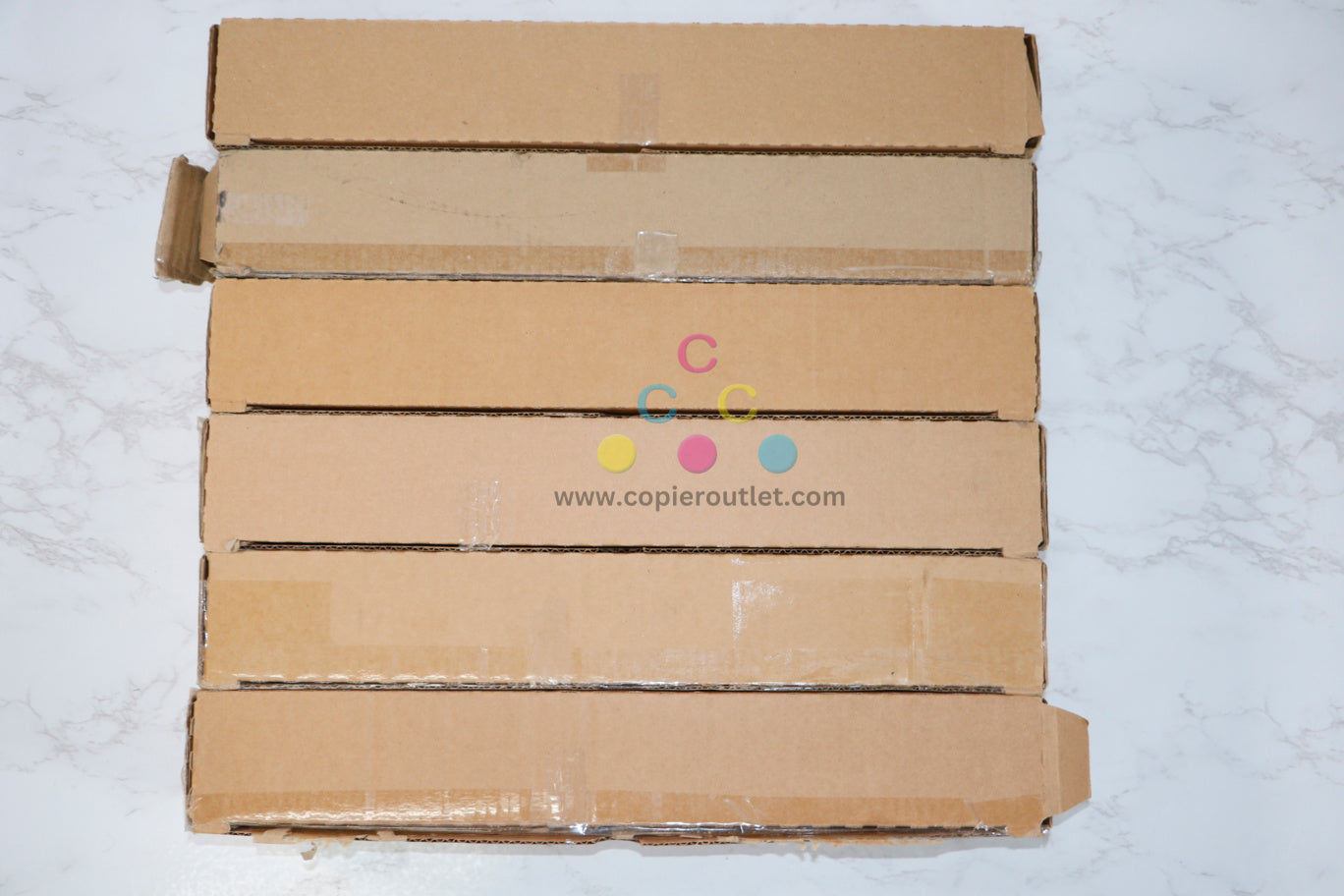 Lot Of 2 Cosmetic OEM Konica Minolta bizhub C458,C558,C658 CMY Sets TN514CMY