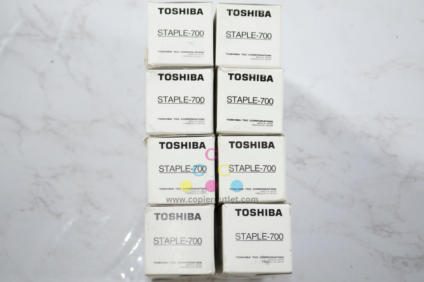 8 OEM Toshiba MG2011,MG2012,MG2015 STAPLE-700 Cartridges 660-84989, No.500C-T