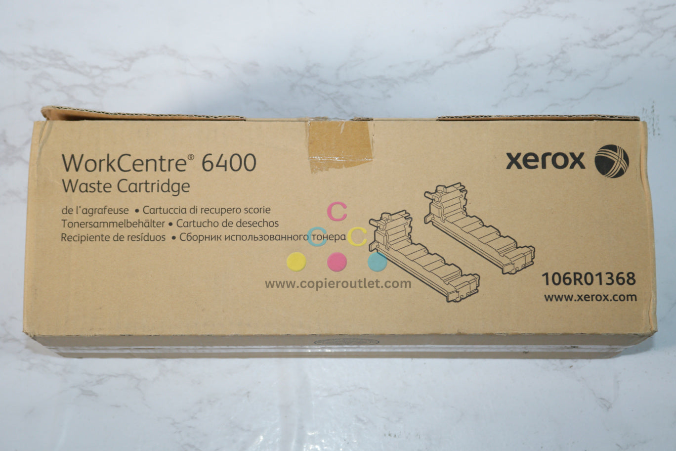 Open OEM Xerox WorkCentre 6400, 106R01368 Waste Cartridge (2 Per Box)