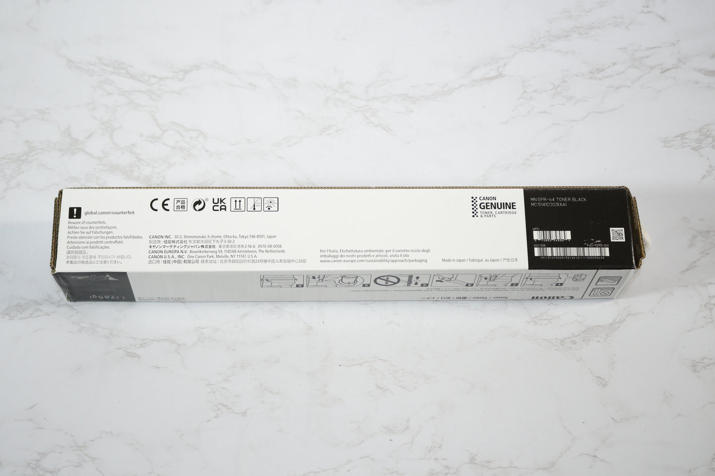 Cosmetic OEM Canon iR Advance DX4825i, DX4835i, DX4845i Black Toner GPR-64