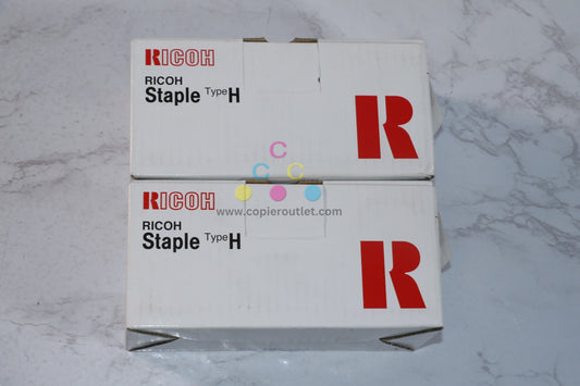 2 New Genuine Ricoh SR810, SR841, SR842 Staple Cartridges Type H / 410508