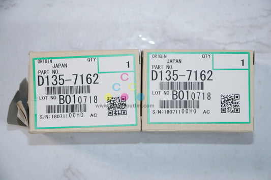 2 New OEM Ricoh MP C6502,MP C8002 Roller Driven Short Assy D1357162 (D135-7162)