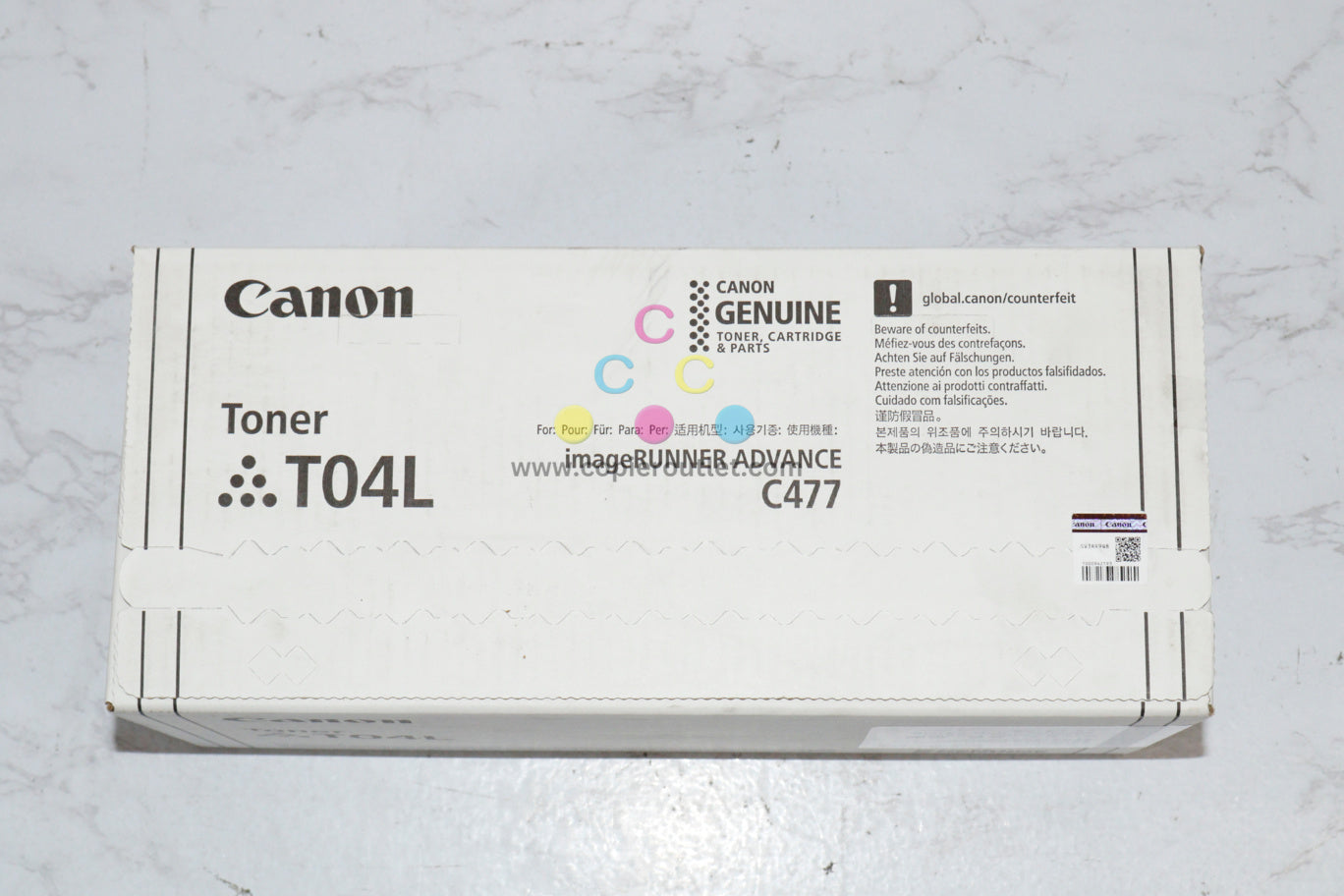 New OEM Canon imageRunner C477iFZ,C478iF,C568iF Black Toner T04L (4616C001)