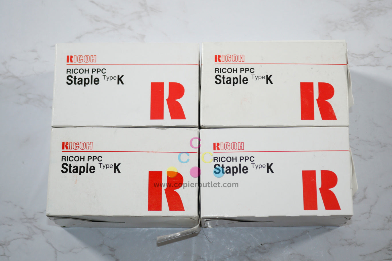 4 New OEM Ricoh SR3000, SR3010, SR3020, PPC Staple Type K 410801, Same Day Ship