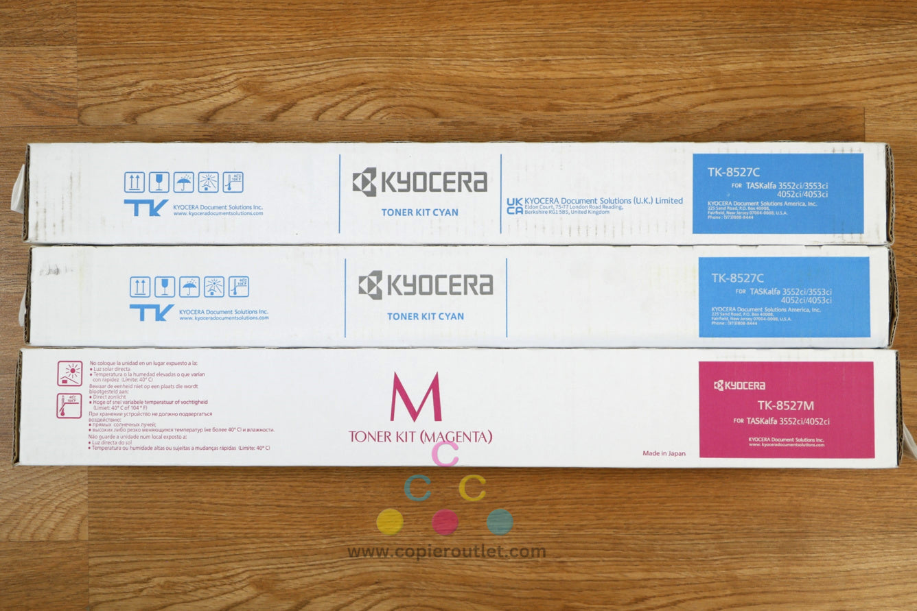 Cosmetic OEM Kyocera TK-8527 CCM Toner Kits TASKalfa 3552ci/3553ci/4052ci/4053ci