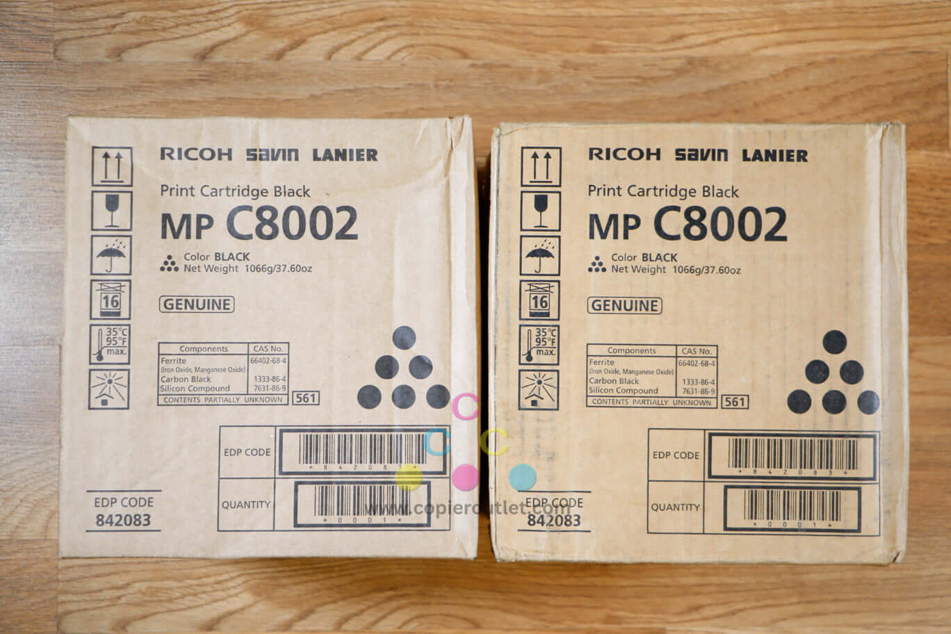 2 Genuine Ricoh C8002 KK Toner Cartridges MP C6502SP/MP C8002SP EDP:842083 Same!