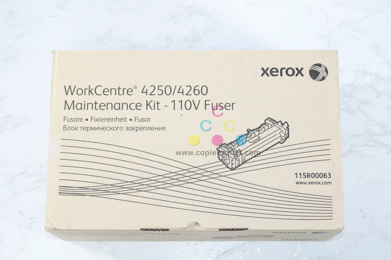 New OEM Xerox WorkCentre 4250, 4260 110V, Maintenance Kit-110v Fuser 115R00063