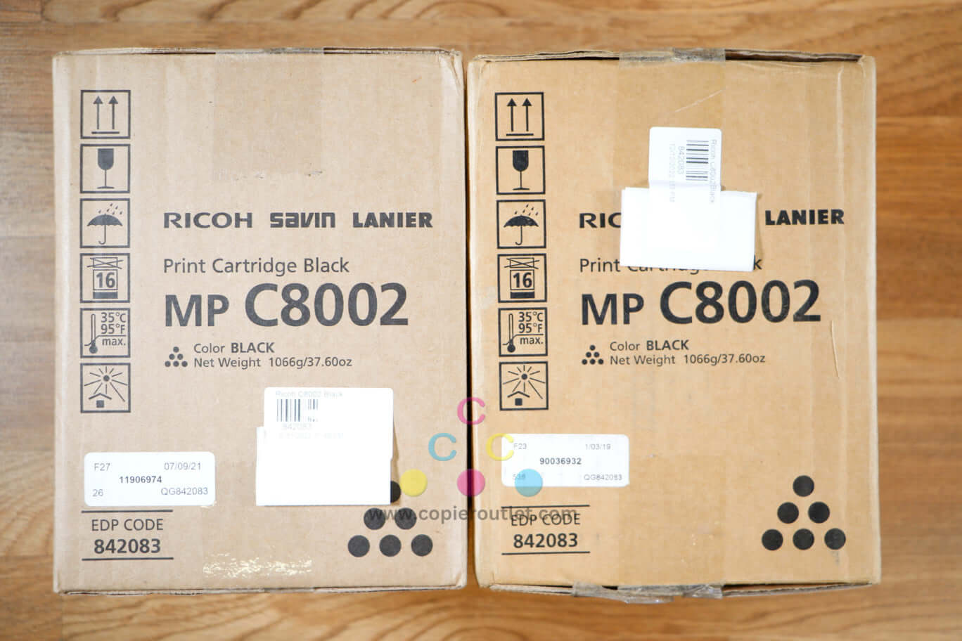 2 Genuine Ricoh C8002 KK Toner Cartridges MP C6502SP/MP C8002SP EDP:842083 Same!