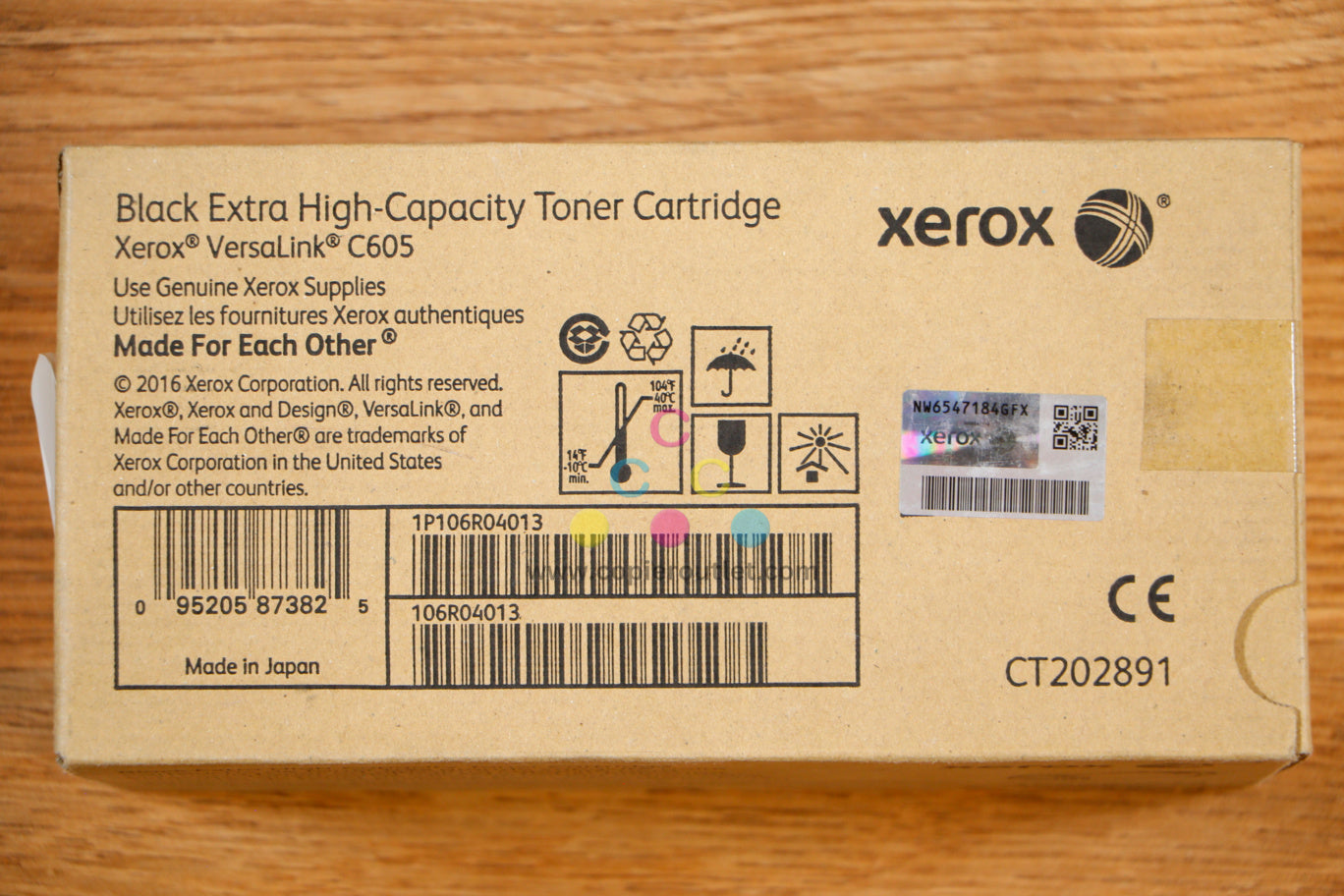 Genuine Xerox Black Extra High Capacity Toner Cartridge VersaLink C605 106R04013