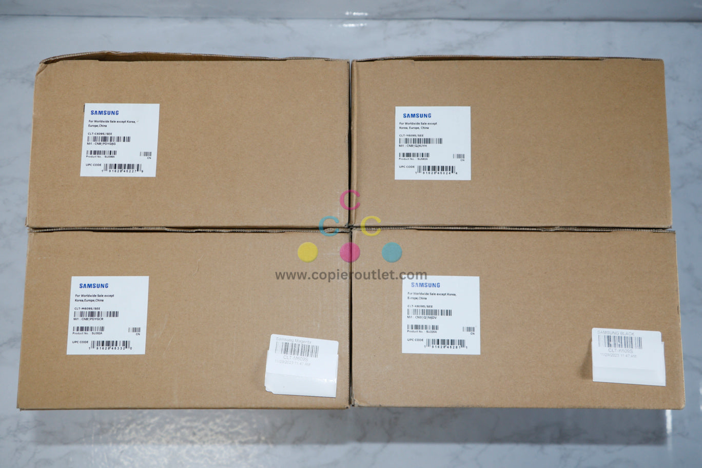 New Genuine Samsung CLT-609S CMYK Toner for CLP-770ND/CLP-775ND Same Day Ship