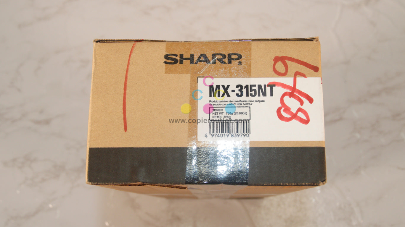 Genuine Sharp MX-M266N,MX-M316N,MX-M356N Black Toner MX-315NT Same Day Ship