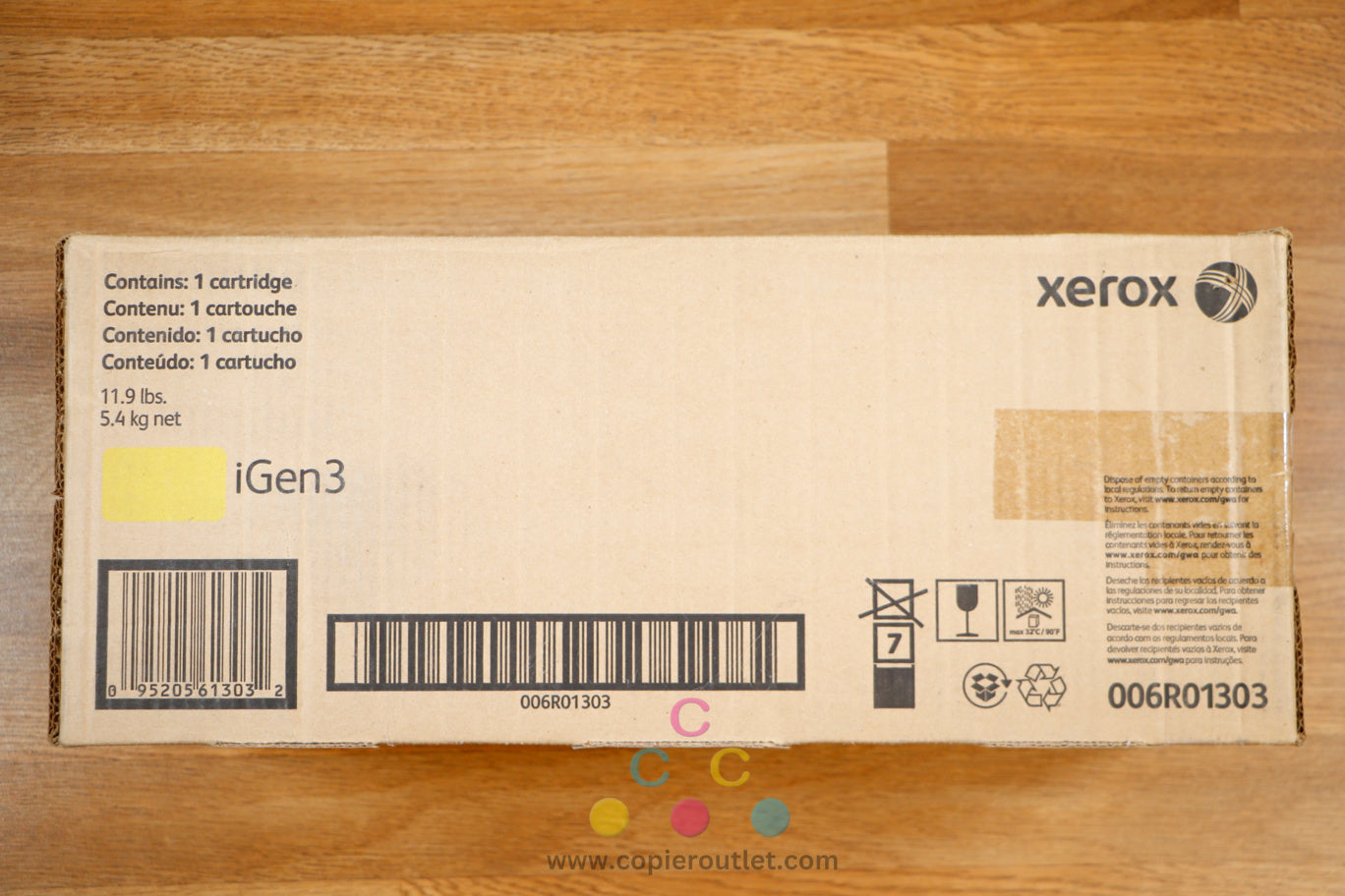 New Genuine Xerox 006R01303 Yellow Dry Ink Toner for Xerox iGen3 Same Day Shipping