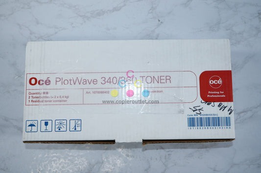 New Genuine Oce PlotWave 340/360 Black Toner 1070066402 For PW340,360 Same Day Ship