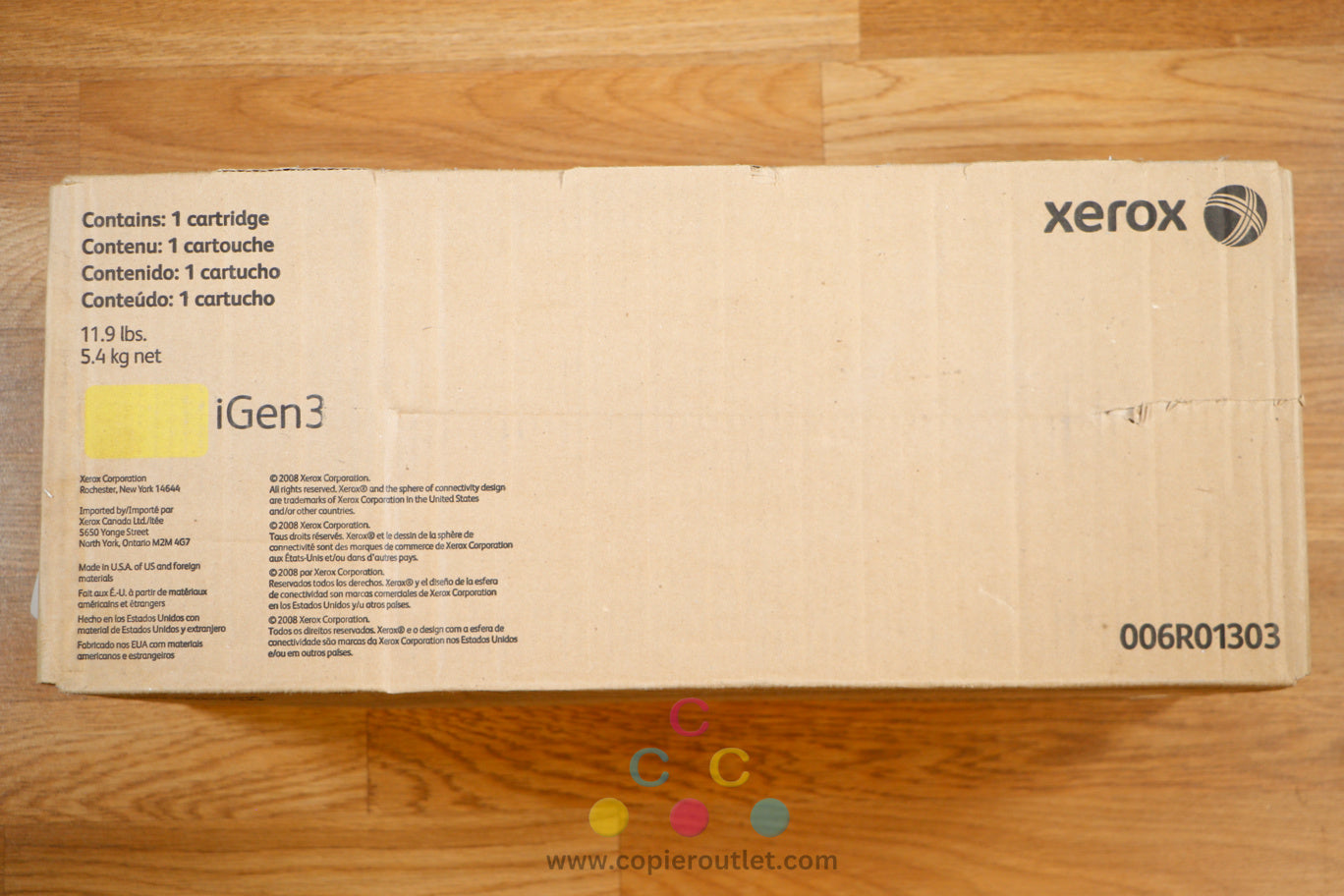 New Genuine Xerox 006R01303 Yellow Dry Ink Toner for Xerox iGen3 Same Day Shipping