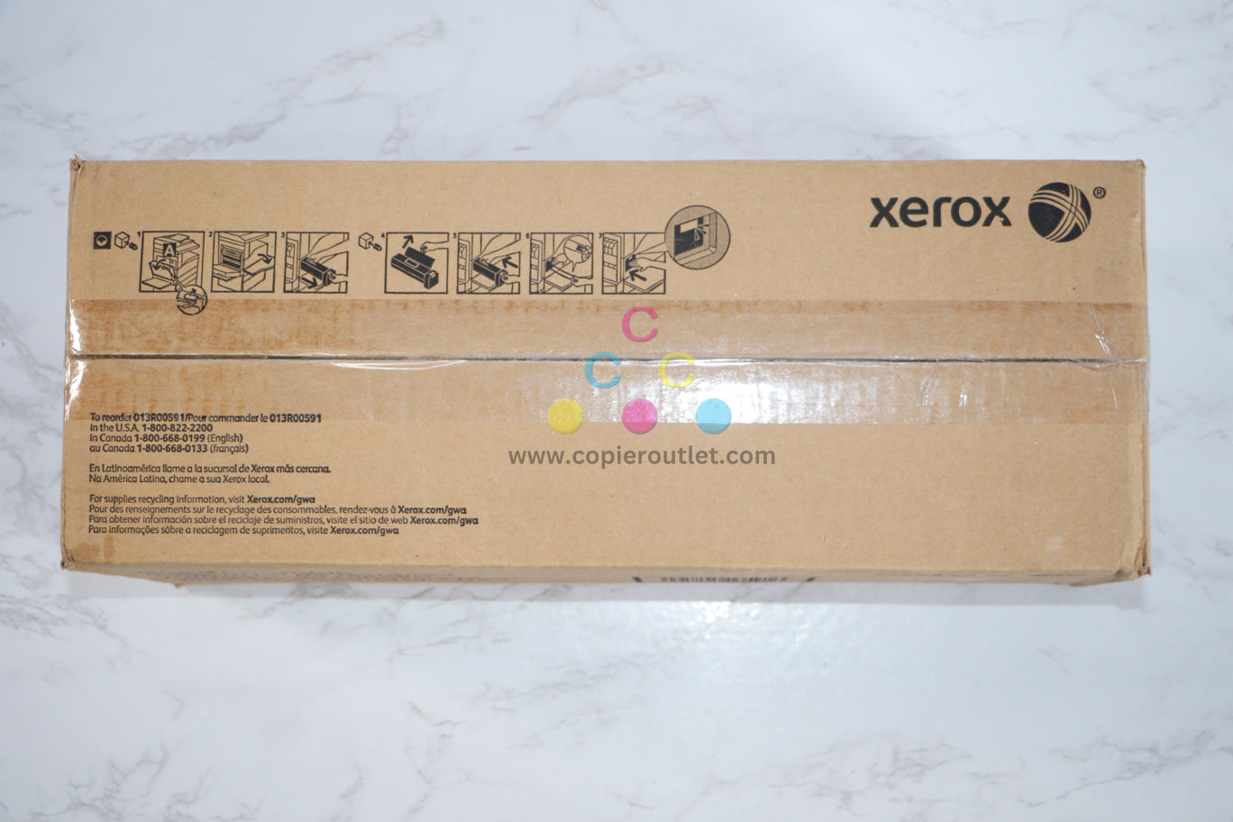 New Genuine Xerox 013R00591 Black Drum Unit WorkCentre 5325 5330 5335 Same Day Ship!
