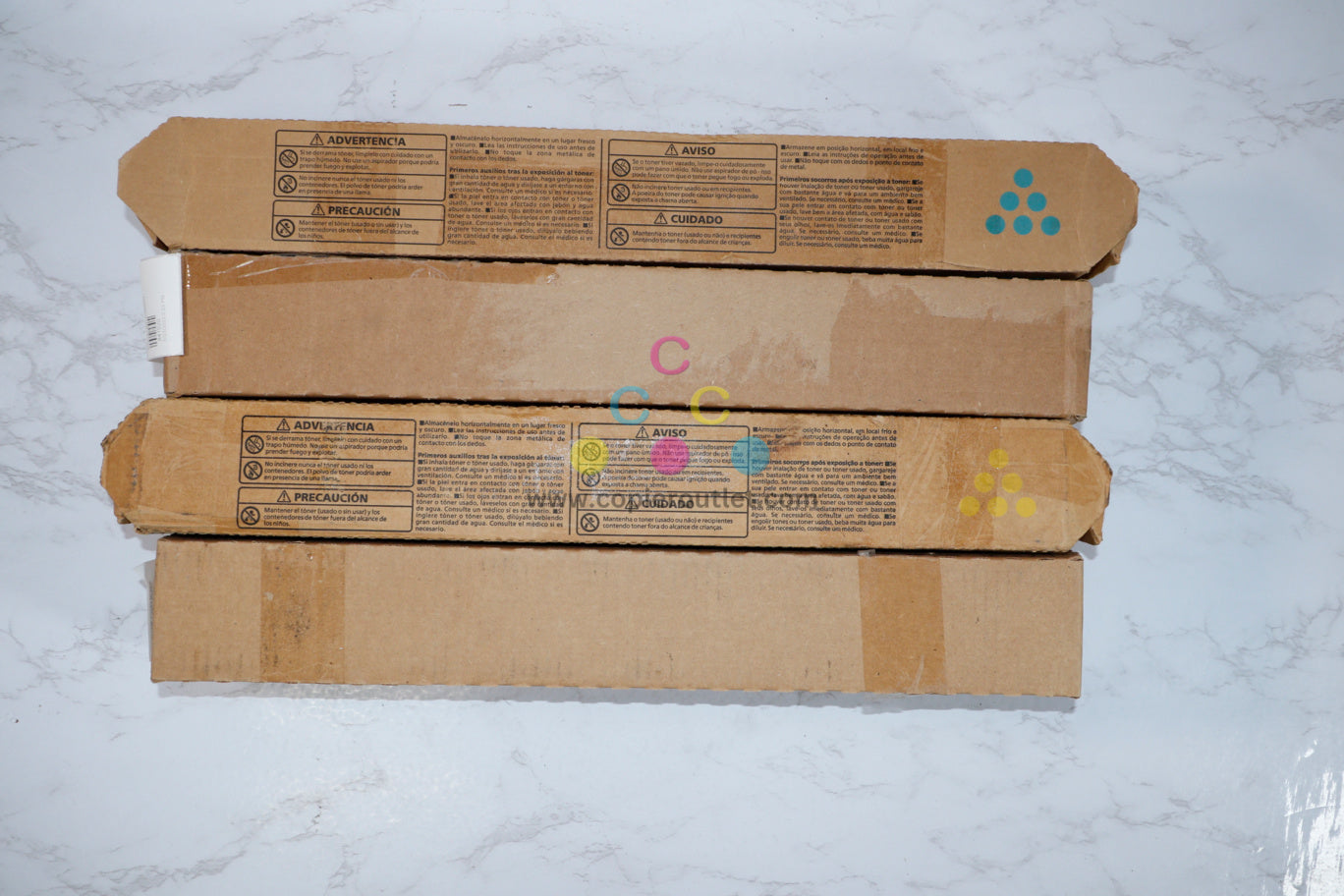 Cosmetic OEM Ricoh MP C2503H,C2003,C2004,C2503,C2504 CMYK Toner Set 841918,19,20,21