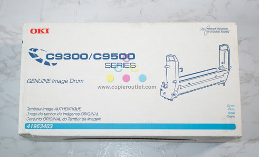 New OEM OKI C9300,C9500 Series Cyan Imaging Drum 41963403, Same Day Ship !