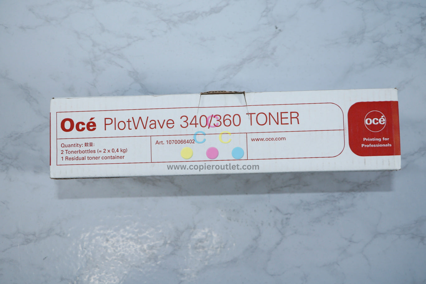 New Genuine Oce PlotWave 340/360 Black Toner 1070066402 For PW340,360 Same Day Ship