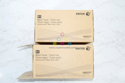 3 bottles OEM Xerox WC 5840,5845,5855 Black Toner Cartridge 006R01551 (6R1551)