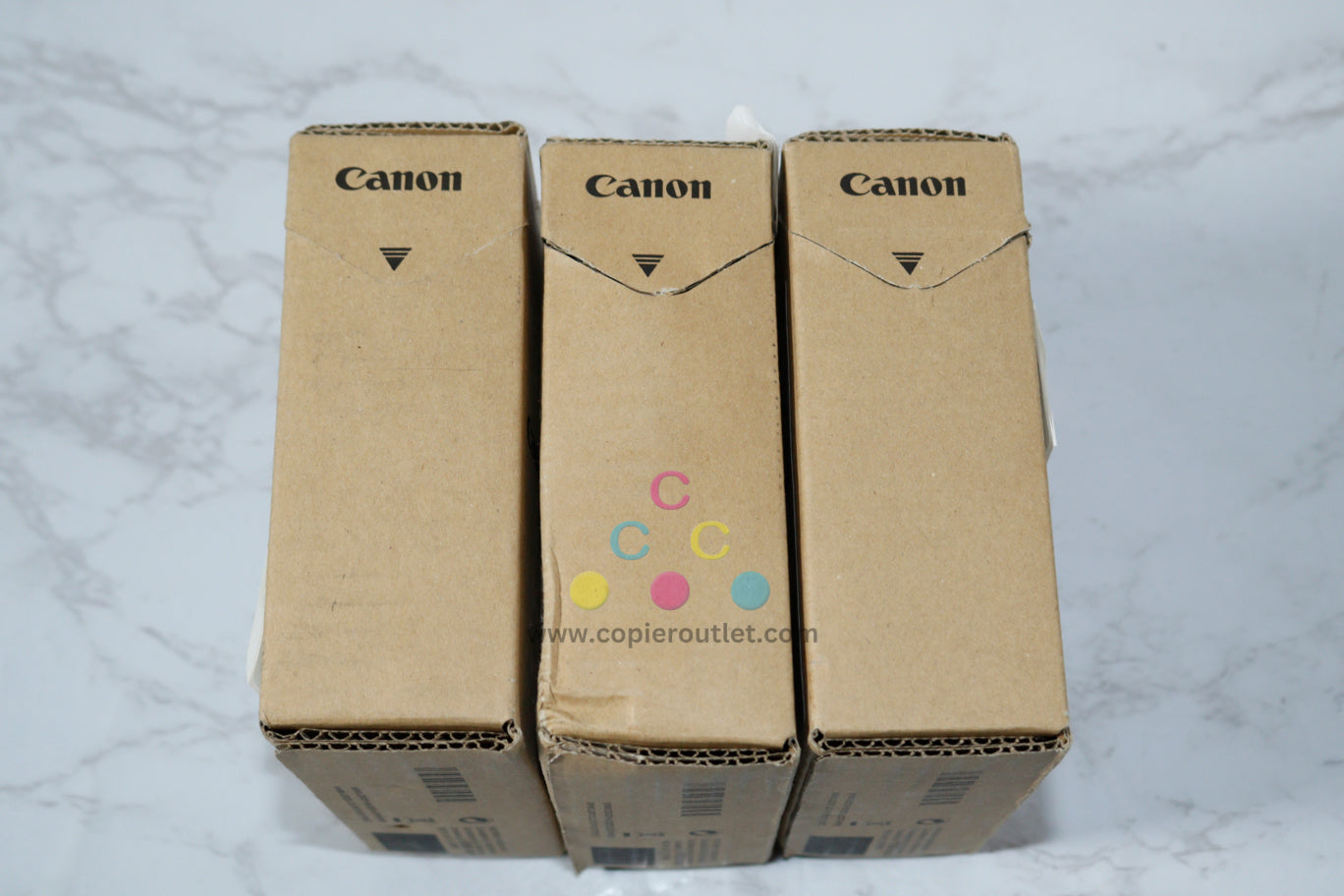 3 OEM Canon TX-2000,TX-3000,TX-4000 Cyan & Magenta PFI-310C,PFI-310M Ink Tanks