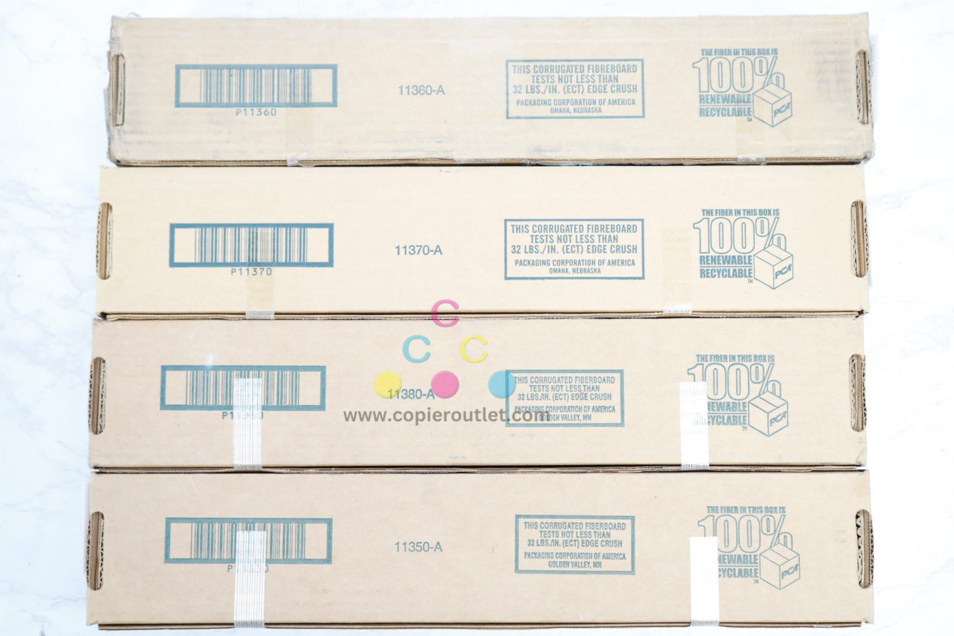 4 Genuine Toshiba e-STUDIO 2040C,2540C,3040C,3540C,4540C T-FC25 CMYK Toners