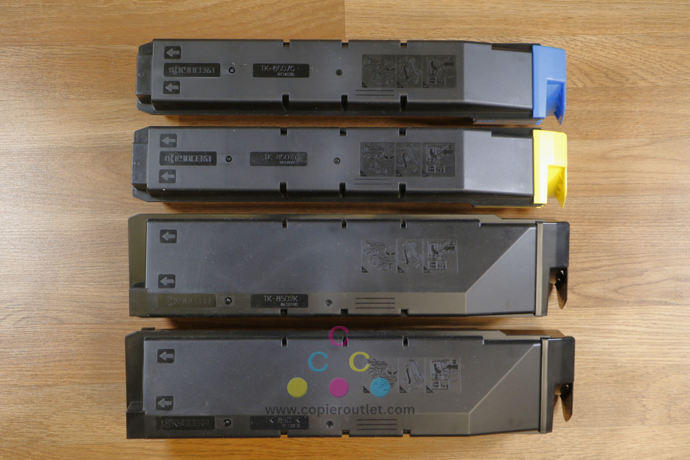 Open Kyocera TK-8507 CYKK Toner Cartridges TASKalfa 4550ci 4551ci 5550ci 5551ci!