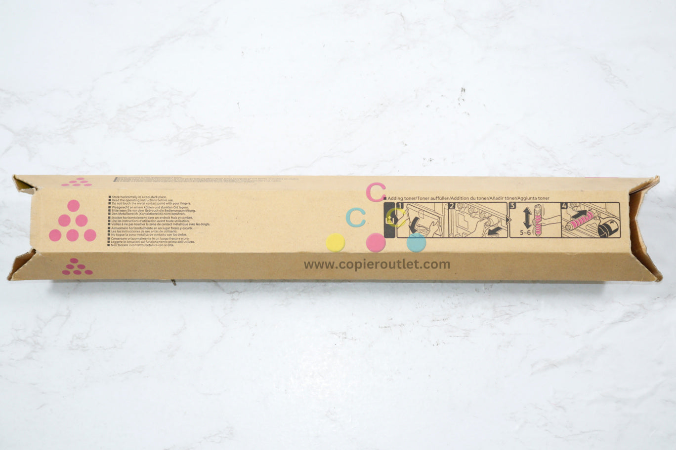 New OEM Savin C3535,C4540,DSC535, DSC545 Magenta Toner Cartridge 888614