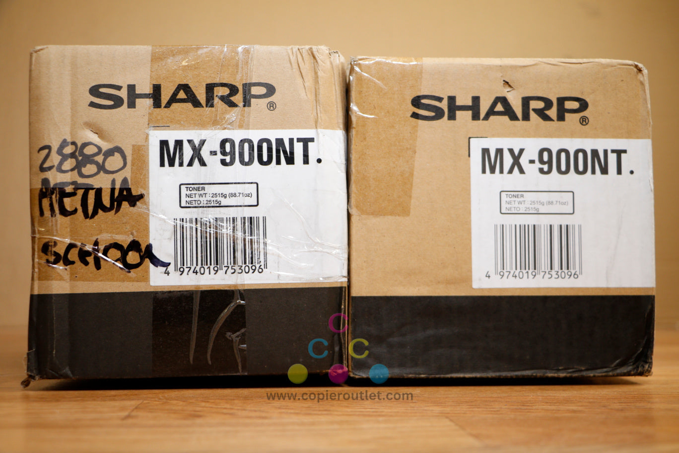 2 Cosmetic Sharp MX-900NT Black Toner Cartridges MX-M1054 MX-M904 MX-M905