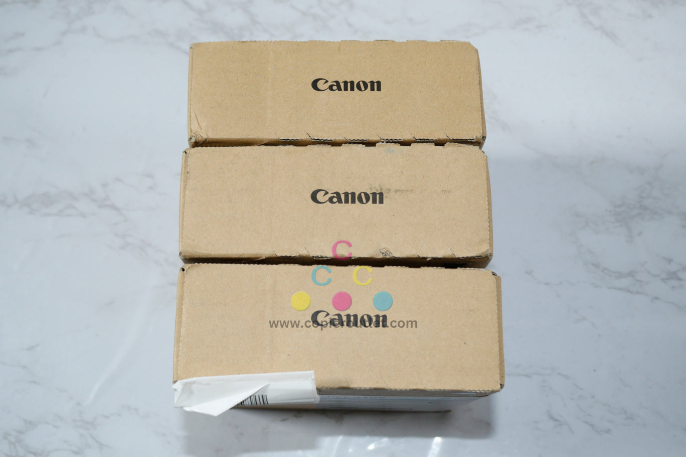 3 OEM Canon TX-2000,TX-3000,TX-4000 Cyan & Magenta PFI-310C,PFI-310M Ink Tanks