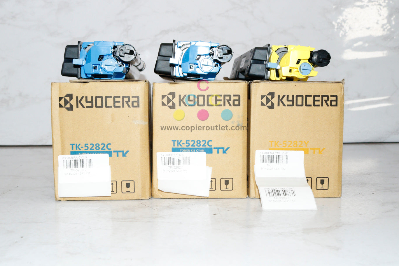 3 Open OEM Kyocera ECOSYS M6235cidn, M665cidn, P6235cdn CCY Toner TK-5282