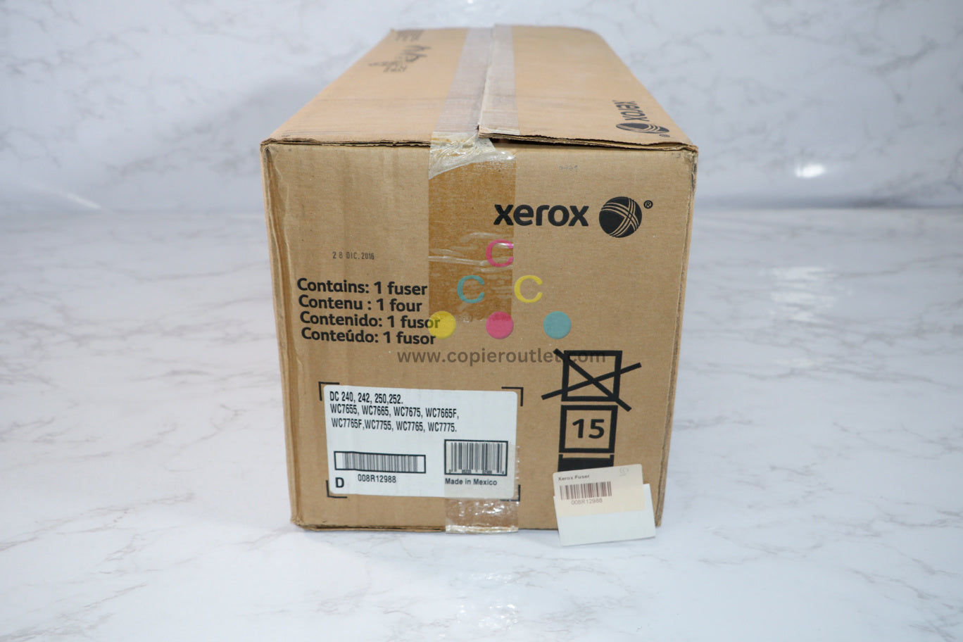 New / Partially Open OEM Xerox DocuColor 240 Fuser Assembly 008R12988 110/120 Volt