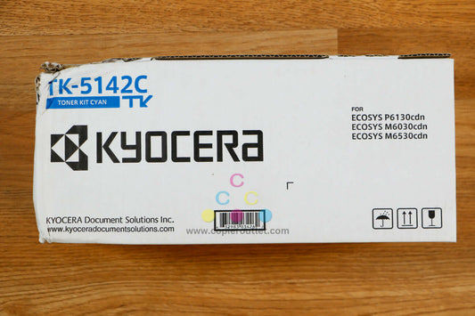 Cosmetic Genuine Kyocera TK-5142 C Toner Cart Ecosys P6130cdn/M6030cdn/M6530cdn!