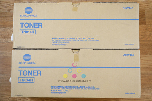 Lot of 2 Konica Minolta TN014H K Toner Cartridges BizHub PRESS 1052/1250/1250P!!