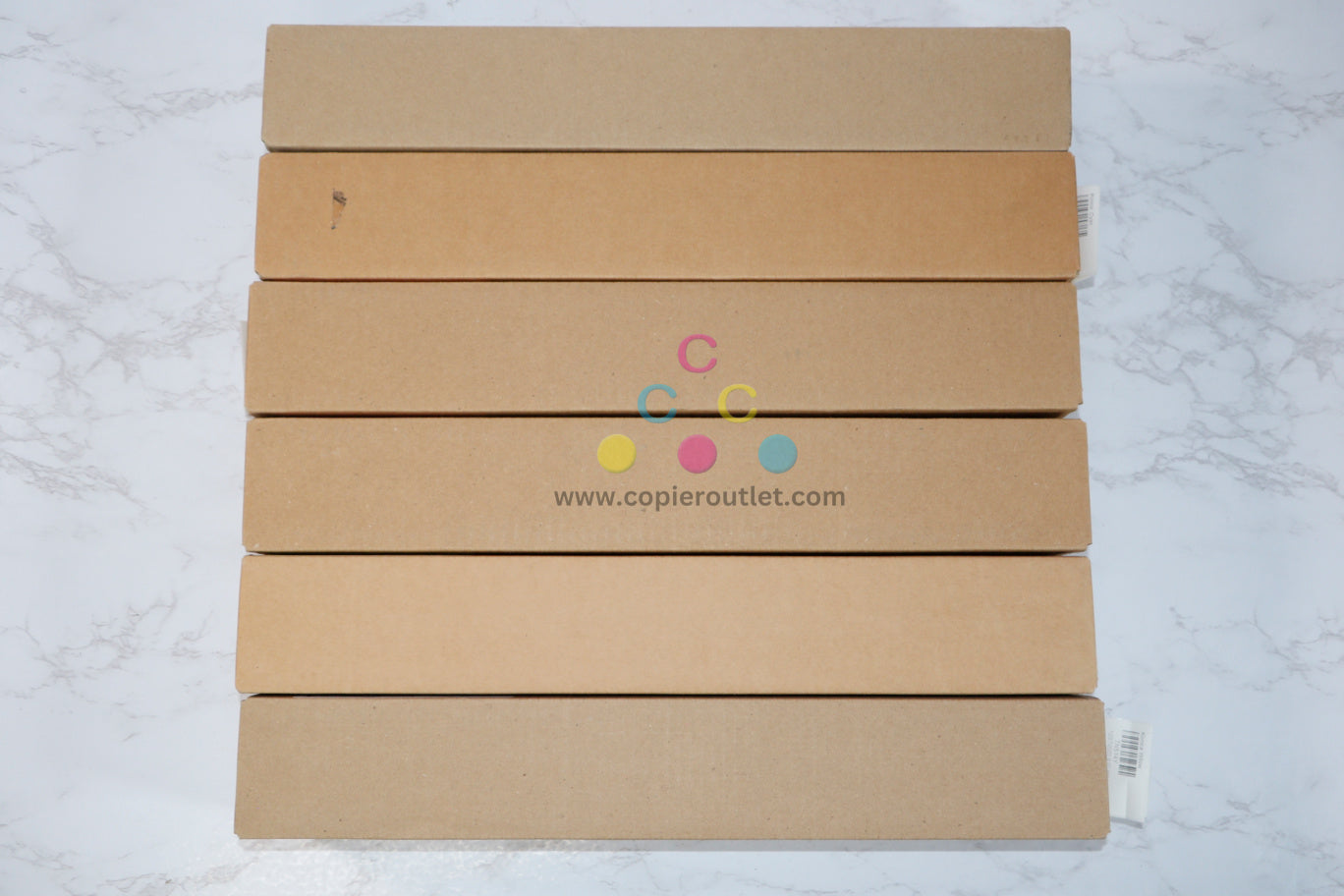 2 OEM Konica Minolta bizhub C458,C558,C658 TN514CMY Color Toners (Plain Boxes)