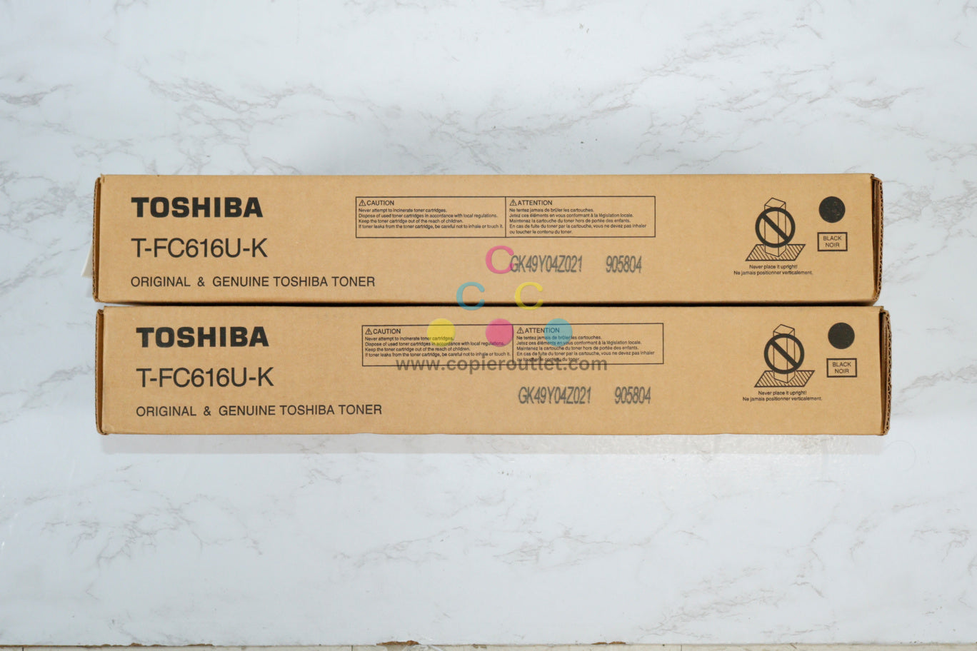 2 New OEM Toshiba eSTUDIO 5516,6516,7516 Black Toner Cartridges T-FC616U-K