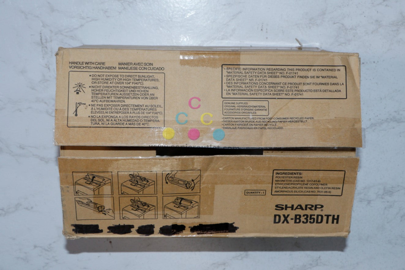 Open Box OEM Sharp DX-B350P Black Toner Cartridge DX-B35DTH Same Day Ship