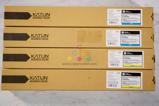 4 New Compatible Katun TASKalfa 5052ci,5053ci,6052ci CCYY Toner Lot TK-8517/TK-8519