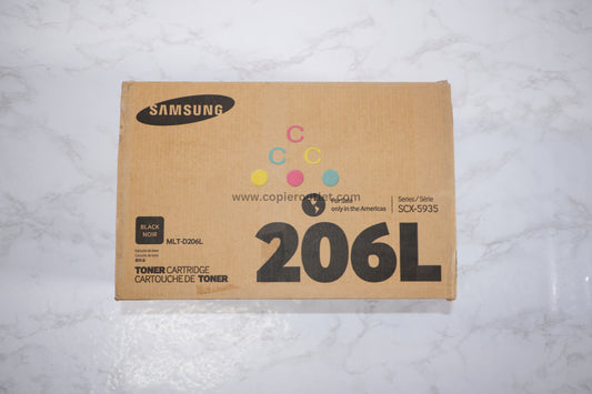 Open Box Genuine Samsung MLT-D206L Black Toner For Series SCX-5935 Same Day Ship