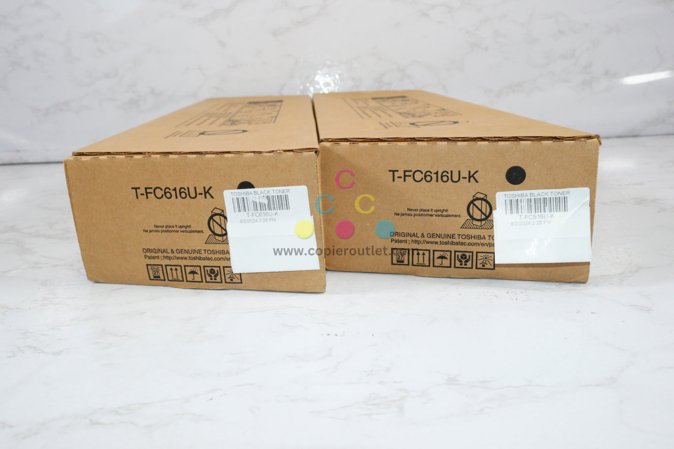 2 New OEM Toshiba eSTUDIO 5516,6516,7516 Black Toner Cartridges T-FC616U-K