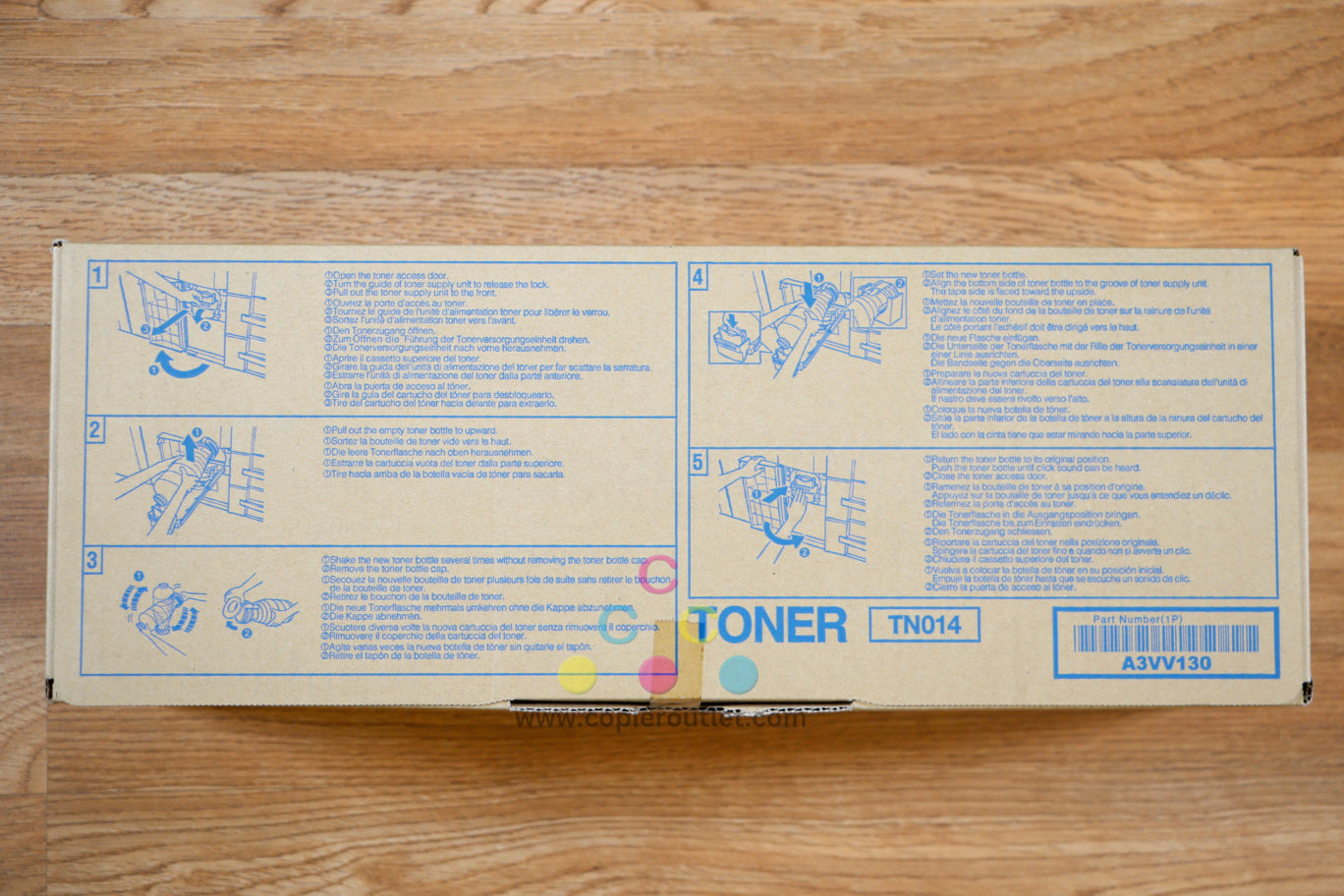 Genuine Konica Minolta TN014 Black Toner Cartridge BizHub PRESS 1052/1250/1250P!