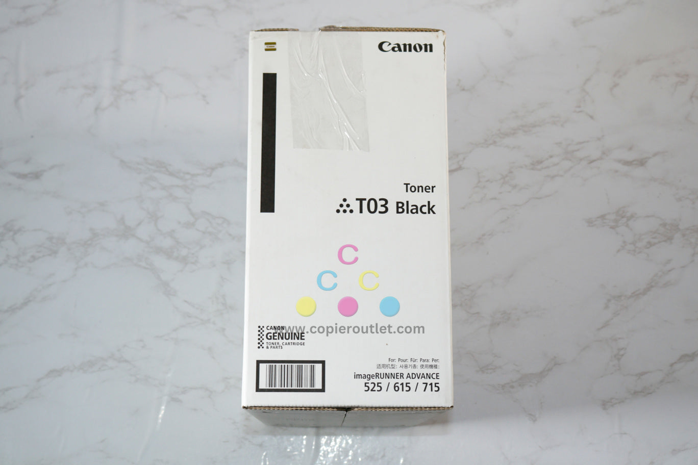 Open OEM Canon imageRUNNER ADVANCE 525,527,615 Black Toner T03(2725C001AA)